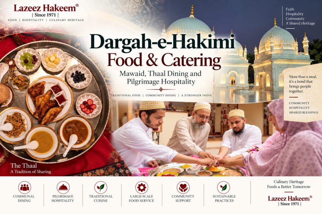 Dargah-e-Hakimi Food & Catering: Mawaid, Thaal Dining and the Food Culture of Pilgrimage Hospitality