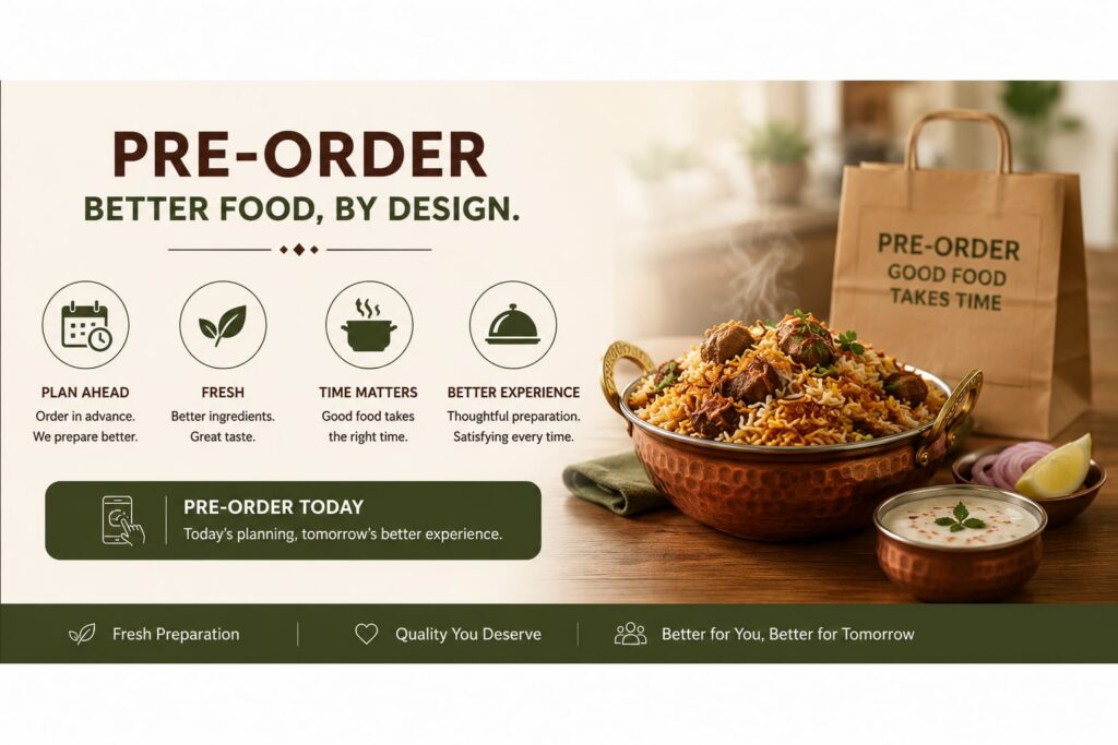 Fresh, Better & Thoughtfully Planned: Why Pre-Ordering Is a Better Choice