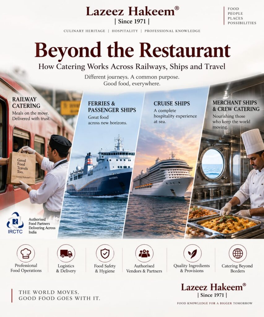 Beyond the Restaurant: How Catering Works Across Railways, Ships and Travel