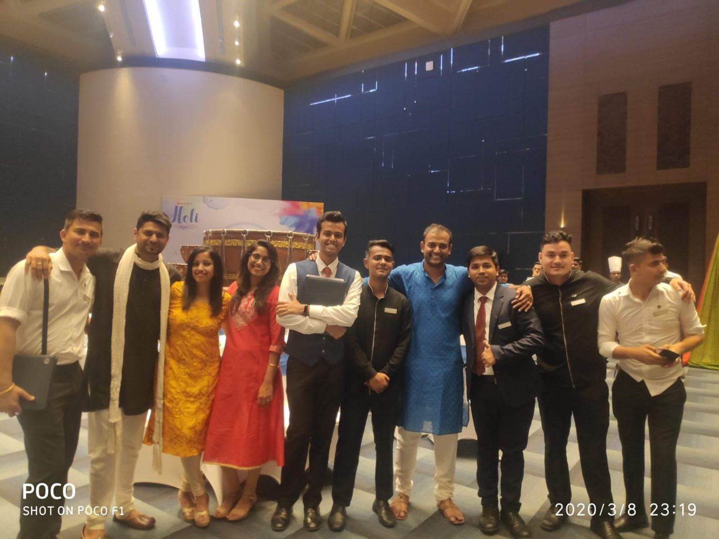 Chef Mohammad Husain with the team at a Sheraton Bengaluru event