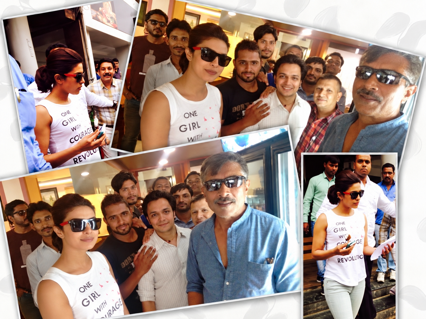 Priyanka Chopra and Prakash Jha visiting Lazeez Hakeem
